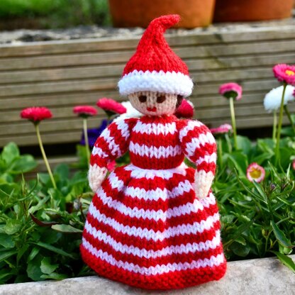 Heidi - Christmas Elf Folk Doll Knitting Pattern