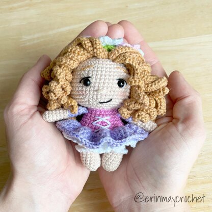 Princess Penelope Amigurumi Crochet Pattern by erinmaycrochet