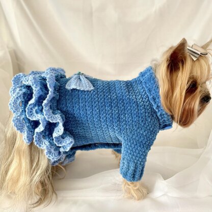 Crochet Dog Dress Pattern for Small Dogs DIY Pet Clothes Crochet Pattern for Yorkie Shih Tzu Pomeranian Dog Sweater Pattern PDF File Crochet pattern by YriaSvetCrochet LoveCrafts