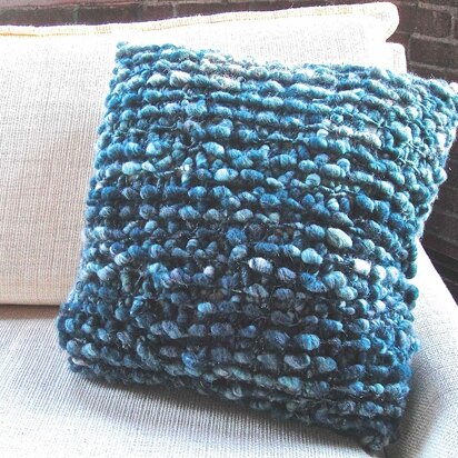 Cozy Cocoon Pillow in Knit Collage Pixie Dust