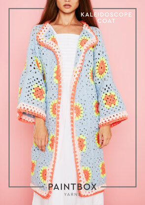 Paintbox Yarns Kaleidescope Coat PDF (Free)