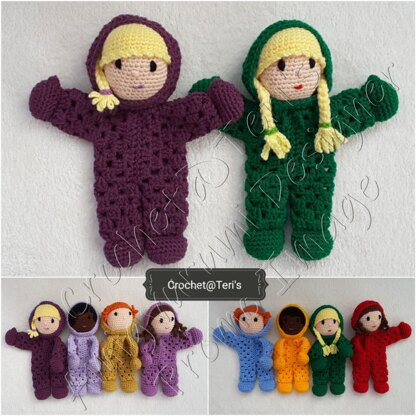 Crochet hexagon hot sale doll