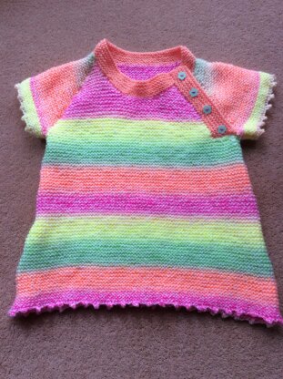 Very colourful baby dress
