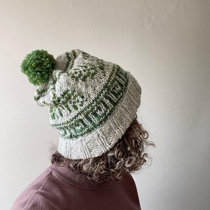 Fiddlehead and Fern Hat