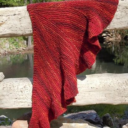 Eyre of Romance Jane Shawl - knitting pattern