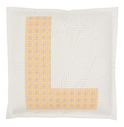 Rico Alphabet Cushion Cross Stitch Kit - Off White