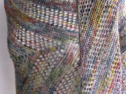 One skein kite shawl