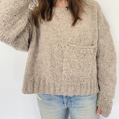 Oversized Pocket Pullover