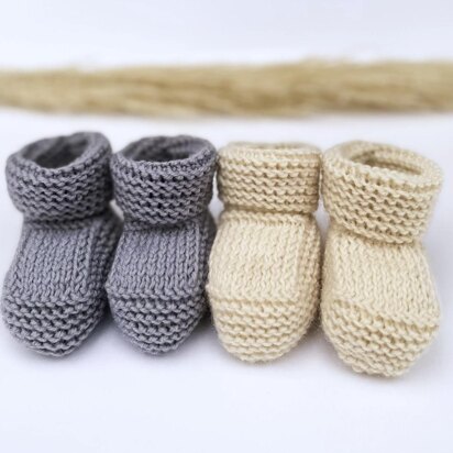 Simple & Quick Baby Booties