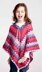 Girl's Crochet Poncho in Bernat Pop! - Downloadable PDF