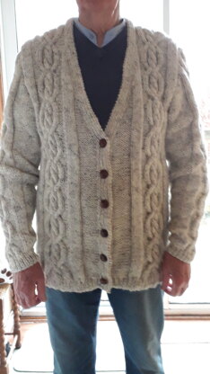 Cardigan and Jumper on Aran