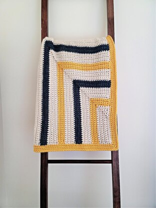 Mitered Rectangles Blanket