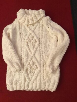 Chunky knit jumper