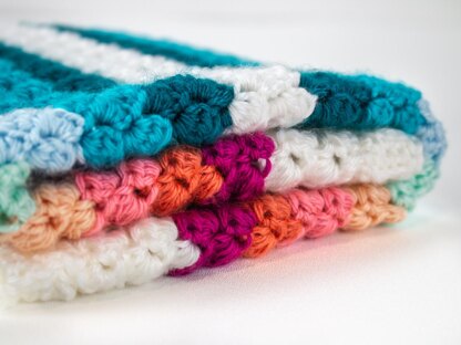 Emmy Lou Sedge Stitch Crochet Blanket