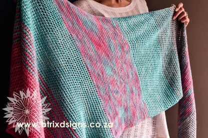 Tunisian Scalene Shawl