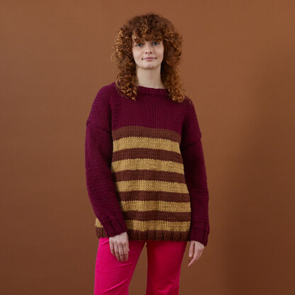 Debbie Bliss Striped Sweater PDF