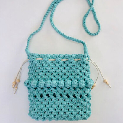 Macrame Bag Marrakesh in Hoooked Spesso Eco Barbante Chunky Cotton - Downloadable PDF