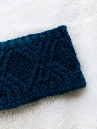 Cable Knit Headband Pattern | Cabled