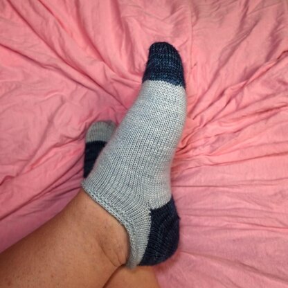 Toe Up Simple Socks No 6