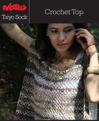 Crochet Top in Noro Taiyo Sock