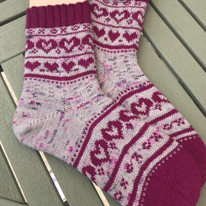 Hugs and Kisses Socks