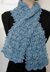 Scalloped Clouds lacy scarf with pointed edges