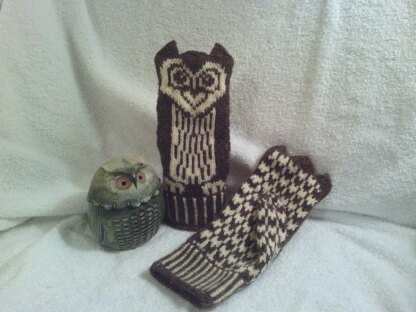 Screech Owl Mittens