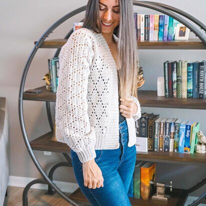 Diamond Crochet Cardigan