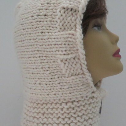 La Neige Hat and Cowl - knitting pattern