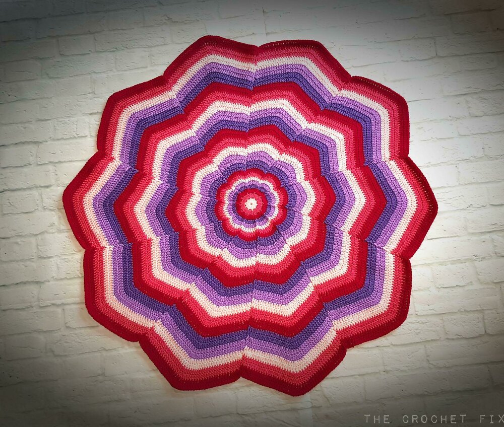 Kaleidoscope Eyes Blanket, Crochet Pattern