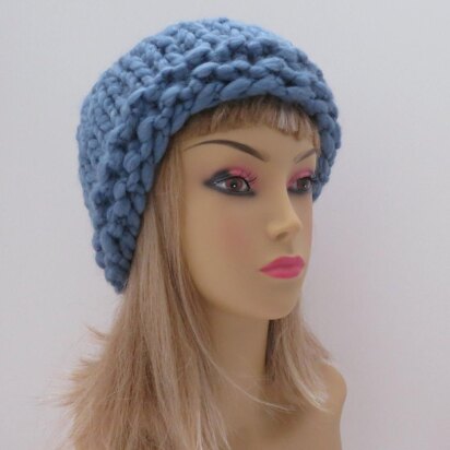 Pebble Hat Quick and Easy - knitting pattern