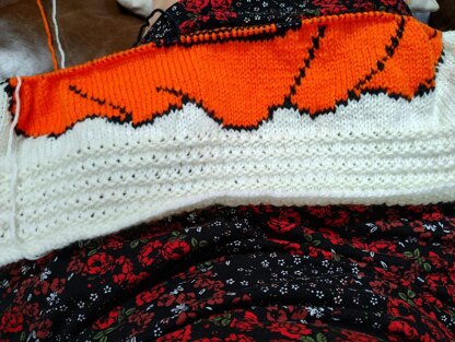 Pumpkin Baby Blanket