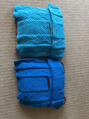 8 Patterns for Car Seat Blankets to fit standard 0-9m car seats