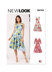 New Look Misses' Dress With Sleeve Variations N6748 - Paper Pattern, A (8-10-12-14-16-18)