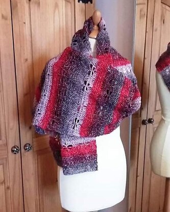 Dancing Dragonflies Shawl Wrap