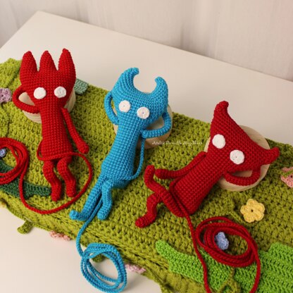 Yarn Spirit Trio – Amigurumi Fanart Pattern Bundle (Digital PDF)