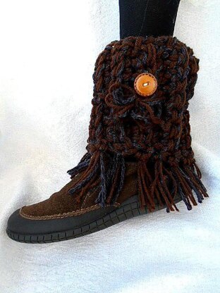 886 - Fringed Boot Cuffs