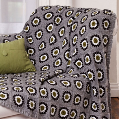 Urban Granny Throw in Caron Simply Soft - Downloadable PDF