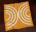 Beginner Retro Orange Blanket Botanical 70's Home Decor C2C Crochet PATTERN