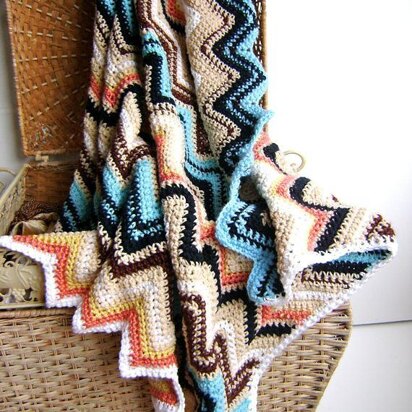 Missoni Inspired Baby Blanket