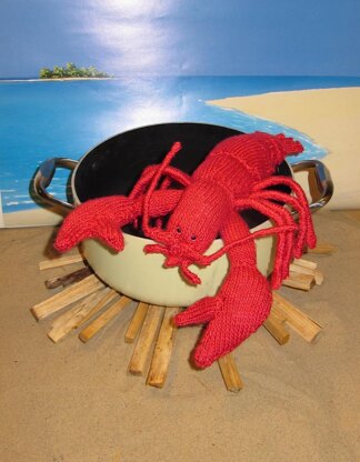 Lottie Lobster  Crustacean Toy knitting pattern