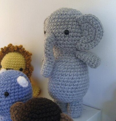 Safari Animals Amigurumi Pattern Set