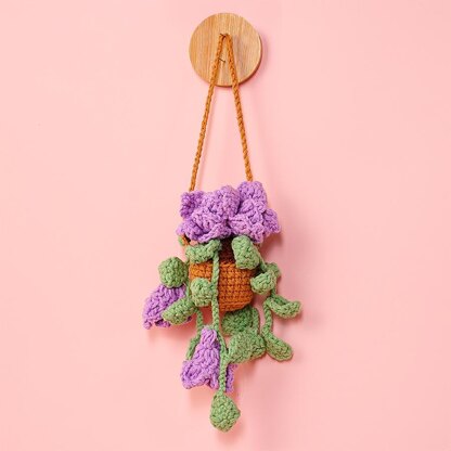 Freesia Basket Car Hanging