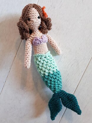 Mermaid amigurumi doll