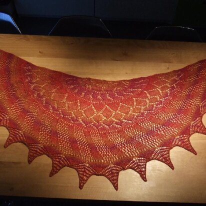 Bright sunlight shawl