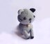Grey Cat with Bell Crochet Amigurumi