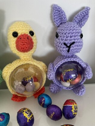 Duck and Bunny Baubles for Easter