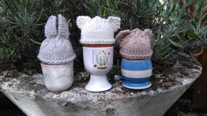 Fun egg cosies - animals and bright colours