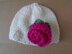854 knitted rose