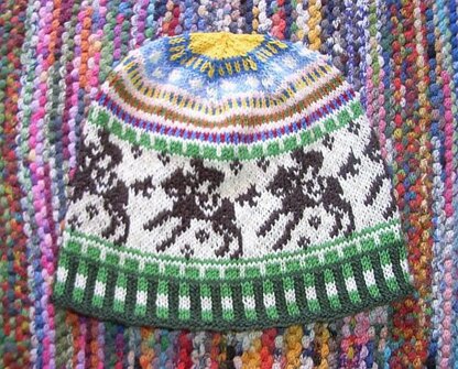 Horse race beanie